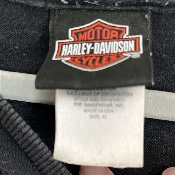 Harley-Davidson Berts Black Widow Dbl Graphic T-Shirt Unisex - Picture 3 of 6